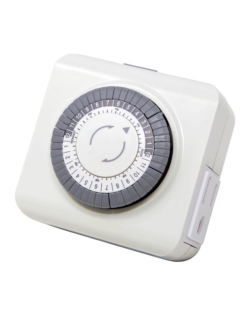 Lightkiwi Q6914 Mechanical Timer for Low Voltage Landscape Lighting Transformer - Image 1